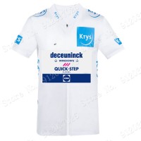 White Deceuninck quick step Tour De France 2021 Team Maglia Ciclismo Manica Corta BBDWWP White Deceuninck quick step Tour De France 2021 Team Maglia Ciclismo Manica Corta BBDWWP