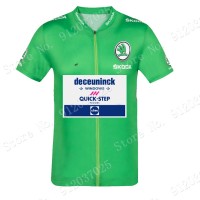 Green Deceuninck quick step Tour De France 2021 Team Maglia Ciclismo Manica Corta LHIAfr Green Deceuninck quick step Tour De France 2021 Team Maglia Ciclismo Manica Corta LHIAfr