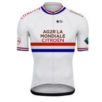 Ag2r France Champion Pro Team 2021 Maglia Ciclismo Manica Corta SAGyyX Ag2r France Champion Pro Team 2021 Maglia Ciclismo Manica Corta SAGyyX