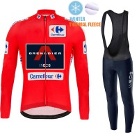Winter Fleece INEOS Grenadier Spanish Pro Team 2021 Abbigliamento Maglia Ciclismo Manica Lunga e Salopette Lunga 14XTek Winter Fleece INEOS Grenadier Spanish Pro Team 2021 Abbigliamento Maglia Ciclismo Manica Lunga e Salopette Lunga 14XTek