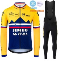 Winter Fleece Jumbo Visma SLovenia Pro Team 2021 Abbigliamento Maglia Ciclismo Manica Lunga e Salopette Lunga JbM2rL Winter Fleece Jumbo Visma SLovenia Pro Team 2021 Abbigliamento Maglia Ciclismo Manica Lunga e Salopette Lunga JbM2rL