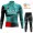 2022 Winter Bora Hansgrohe Pro Team Abbigliamento Ciclismo Maglia Ciclismo Manica Lunga e pantaloni lunga cIK3f