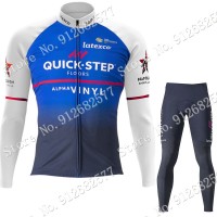 2022 Quick Step Alpha Vinyl Pro Team Abbigliamento Ciclismo Maglia Ciclismo Manica Lunga e Salopette Lunga zXBHy 2022 Quick Step Alpha Vinyl Pro Team Abbigliamento Ciclismo Maglia Ciclismo Manica Lunga e Salopette Lunga zXBHy