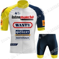 2022 Team Wanty Gobert abbigliamento Bici Completo Maglia Ciclismo Corta e pantaloni Yellow JHTNg 2022 Team Wanty Gobert abbigliamento Bici Completo Maglia Ciclismo Corta e pantaloni Yellow JHTNg