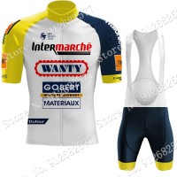 2022 Team Wanty Gobert abbigliamento Bici Completo Maglia Ciclismo Corta e Salopette Yellow XM6y9 2022 Team Wanty Gobert abbigliamento Bici Completo Maglia Ciclismo Corta e Salopette Yellow XM6y9