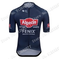 2022 Team Blue alpecin fenix Fietskleding Fietsshirt Korte Mouw dywWV 2022 Team Blue alpecin fenix Fietskleding Fietsshirt Korte Mouw dywWV