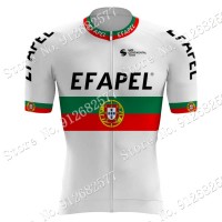 2022 Team Efapel Portugal Maglia Ciclismo Manica Corta 98cXO 2022 Team Efapel Portugal Maglia Ciclismo Manica Corta 98cXO