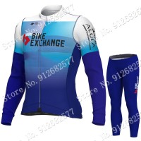 2022 bike exchange Pro Team Abbigliamento Ciclismo Maglia Ciclismo Manica Lunga e Salopette Lunga BTPb8 2022 bike exchange Pro Team Abbigliamento Ciclismo Maglia Ciclismo Manica Lunga e Salopette Lunga BTPb8