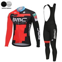 2018 BMC Pro winter Abbigliamento Ciclismo Maglia Ciclismo Manica Lunga e Salopette Lunga 47071LV 2018 BMC Pro winter Abbigliamento Ciclismo Maglia Ciclismo Manica Lunga e Salopette Lunga 47071LV