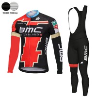 2018 BMC Squadre winter Abbigliamento Ciclismo Maglia Ciclismo Manica Lunga e Salopette Lunga 55739EU 2018 BMC Squadre winter Abbigliamento Ciclismo Maglia Ciclismo Manica Lunga e Salopette Lunga 55739EU