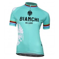 Bianchi Milano Eddi 1 Donne Maglia Ciclismo Manica Corta bianco celeste 58770-LY Bianchi Milano Eddi 1 Donne Maglia Ciclismo Manica Corta bianco celeste 58770-LY