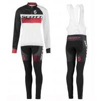 2016 Scott RC bianco -nero -Rosso Donne Squadre Pro Abbigliamento Ciclismo Maglia Ciclismo Manica Lunga e Salopette Lunga 23117-KB 2016 Scott RC bianco -nero -Rosso Donne Squadre Pro Abbigliamento Ciclismo Maglia Ciclismo Manica Lunga e Salopette Lunga 23117-KB
