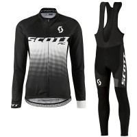 2017 Scott Rc Donne nero bianco Squadre Pro Abbigliamento Ciclismo Maglia Ciclismo Manica Lunga e Salopette Lunga 54421-YT 2017 Scott Rc Donne nero bianco Squadre Pro Abbigliamento Ciclismo Maglia Ciclismo Manica Lunga e Salopette Lunga 54421-YT