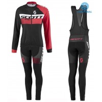 2016 Scott RC nero -Rosso Donne Thermo Squadre Pro Abbigliamento Ciclismo Maglia Ciclismo Manica Lunga e Salopette Lunga 82025-KA 2016 Scott RC nero -Rosso Donne Thermo Squadre Pro Abbigliamento Ciclismo Maglia Ciclismo Manica Lunga e Salopette Lunga 82025-KA