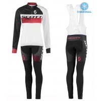 2016 Scott RC bianco -nero -Rosso Donne Thermo Squadre Pro Abbigliamento Ciclismo Maglia Ciclismo Manica Lunga e Salopette Lunga 98970-PN 2016 Scott RC bianco -nero -Rosso Donne Thermo Squadre Pro Abbigliamento Ciclismo Maglia Ciclismo Manica Lunga e Salopette Lunga 98970-PN