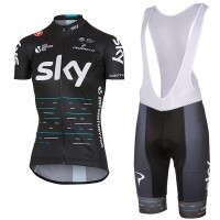 Sky Pro Donne 2017 nero abbigliamento Maglie Ciclismo Manica Corta et Salopette Ciclismo 86473-CY Sky Pro Donne 2017 nero abbigliamento Maglie Ciclismo Manica Corta et Salopette Ciclismo 86473-CY