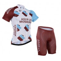 2016 Ag2r La Mondiale Nuovo abbigliamento Bici Completo Maglia Ciclismo Corta e Pantaloncini 17060-XR 2016 Ag2r La Mondiale Nuovo abbigliamento Bici Completo Maglia Ciclismo Corta e Pantaloncini 17060-XR