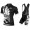 Bianchi Milano Cinca Nuovo abbigliamento Ciclismo Completo Maglia Ciclismo Corta e Salopette nero bianco 12100-KJ