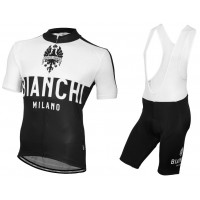 Bianchi Milano Nalon Nuovo abbigliamento Ciclismo Completo Maglia Ciclismo Corta e Salopette nero bianco 28746-SB Bianchi Milano Nalon Nuovo abbigliamento Ciclismo Completo Maglia Ciclismo Corta e Salopette nero bianco 28746-SB