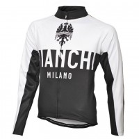 2016 Bianchi Milano Nalon bianco -nero Maglie Ciclismo Manica Lunga 72724-SX 2016 Bianchi Milano Nalon bianco -nero Maglie Ciclismo Manica Lunga 72724-SX