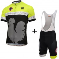 Chianti Nuovo abbigliamento Ciclismo Completo Maglia Ciclismo Corta e Salopette Fluo giallo 80255-DM Chianti Nuovo abbigliamento Ciclismo Completo Maglia Ciclismo Corta e Salopette Fluo giallo 80255-DM