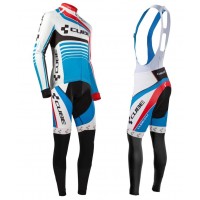 2016 Cube Teamline bianco -blu Squadre Pro Abbigliamento Ciclismo Maglia Ciclismo Manica Lunga e Salopette Lunga 55688-PD 2016 Cube Teamline bianco -blu Squadre Pro Abbigliamento Ciclismo Maglia Ciclismo Manica Lunga e Salopette Lunga 55688-PD