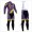 2016 Direct Energie purple Abbigliamento Ciclismo Maglia Ciclismo Manica Lunga e Salopette Lunga 18464-PN