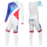 2016 Team FDJ bianco Thermo Squadre Pro Abbigliamento Ciclismo Maglia Ciclismo Manica Lunga e Salopette Lunga 18477-VZ 2016 Team FDJ bianco Thermo Squadre Pro Abbigliamento Ciclismo Maglia Ciclismo Manica Lunga e Salopette Lunga 18477-VZ