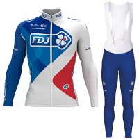 FDJ Pro 2017 bianco Nuovo Abbigliamento Ciclismo Maglia manica lunga e Calzamaglia con bretelle 68797-DL FDJ Pro 2017 bianco Nuovo Abbigliamento Ciclismo Maglia manica lunga e Calzamaglia con bretelle 68797-DL