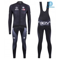 2016 GCN Sleek H20 nero Thermo Squadre Pro Abbigliamento Ciclismo Maglia Ciclismo Manica Lunga e Salopette Lunga 71770-SA 2016 GCN Sleek H20 nero Thermo Squadre Pro Abbigliamento Ciclismo Maglia Ciclismo Manica Lunga e Salopette Lunga 71770-SA