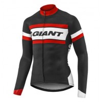 2017 Giant Rosso et nero Maglie Ciclismo Manica Lunga 70623-HU 2017 Giant Rosso et nero Maglie Ciclismo Manica Lunga 70623-HU