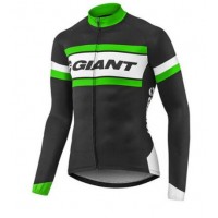2017 Giant verde et nero Maglie Ciclismo Manica Lunga 80326-QN 2017 Giant verde et nero Maglie Ciclismo Manica Lunga 80326-QN