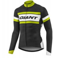 2017 Giant giallo et nero Maglie Ciclismo Manica Lunga 91884-HZ 2017 Giant giallo et nero Maglie Ciclismo Manica Lunga 91884-HZ