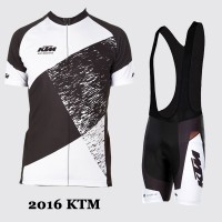 2016 KTM Black White Factory Character Nuovo abbigliamento Ciclismo Completo Maglia Ciclismo Corta e Salopette 72261-JN 2016 KTM Black White Factory Character Nuovo abbigliamento Ciclismo Completo Maglia Ciclismo Corta e Salopette 72261-JN