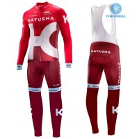 2016 Team Katusha Thermo Squadre Pro Abbigliamento Ciclismo Maglia Ciclismo Manica Lunga e Salopette Lunga 75490-LU 2016 Team Katusha Thermo Squadre Pro Abbigliamento Ciclismo Maglia Ciclismo Manica Lunga e Salopette Lunga 75490-LU