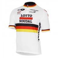 2017 LOTTO SOUDAL Germany bianco Maglia Ciclismo Manica Corta 61240-DG 2017 LOTTO SOUDAL Germany bianco Maglia Ciclismo Manica Corta 61240-DG