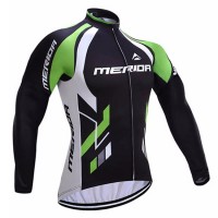Merida 2017 Maglie Ciclismo Manica Lunga verde 84235-GV Merida 2017 Maglie Ciclismo Manica Lunga verde 84235-GV
