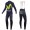 2016 Movistar Team Squadre Pro Abbigliamento Ciclismo Maglia Ciclismo Manica Lunga e Salopette Lunga 37464-WT