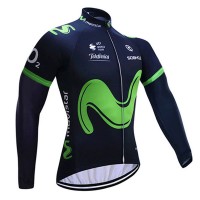2017 Movistar Maglie Ciclismo Manica Lunga 97582-WJ 2017 Movistar Maglie Ciclismo Manica Lunga 97582-WJ