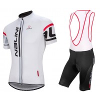 NALINI PRO Logo Summer Nuovo abbigliamento Ciclismo Completo Maglia Ciclismo Corta e Salopette bianco 16338-JE NALINI PRO Logo Summer Nuovo abbigliamento Ciclismo Completo Maglia Ciclismo Corta e Salopette bianco 16338-JE