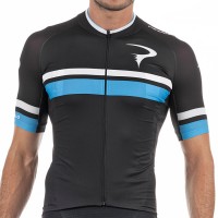 2017 Pinarello Corsa Maglia Ciclismo Manica Corta - nero Sky blu 18147-CE 2017 Pinarello Corsa Maglia Ciclismo Manica Corta - nero Sky blu 18147-CE