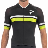 2017 Pinarello Corsa Maglia Ciclismo Manica Corta - nero giallo 92540-AQ 2017 Pinarello Corsa Maglia Ciclismo Manica Corta - nero giallo 92540-AQ