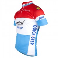 ETIXX-QUICK STEP 2017 Luxembourgian Champion Rosso blu Maglia Ciclismo Manica Corta 12510-AC ETIXX-QUICK STEP 2017 Luxembourgian Champion Rosso blu Maglia Ciclismo Manica Corta 12510-AC