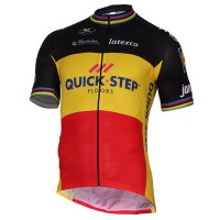 Quick Step 2017 nero giallo Maglia Ciclismo Manica Corta 16949-CL Quick Step 2017 nero giallo Maglia Ciclismo Manica Corta 16949-CL