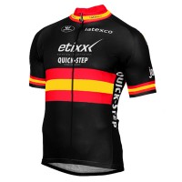 ETIXX-QUICK STEP 2017 nero Rosso giallo Maglia Ciclismo Manica Corta 85500-VN ETIXX-QUICK STEP 2017 nero Rosso giallo Maglia Ciclismo Manica Corta 85500-VN