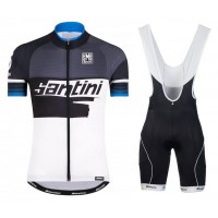 2016 Santini Atom 2.0 nero bianco blu Nuovo abbigliamento Ciclismo Completo Maglia Ciclismo Corta e Salopette 10857-AN 2016 Santini Atom 2.0 nero bianco blu Nuovo abbigliamento Ciclismo Completo Maglia Ciclismo Corta e Salopette 10857-AN
