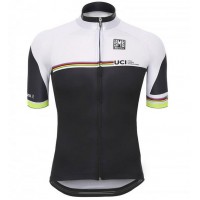 2016 Santini UCI arc en ciel ligne bianco Maglia Ciclismo Manica Corta 25813-TV 2016 Santini UCI arc en ciel ligne bianco Maglia Ciclismo Manica Corta 25813-TV
