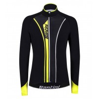 2016 Santini VEGA nero -giallo Maglie Ciclismo Manica Lunga 32342-YB 2016 Santini VEGA nero -giallo Maglie Ciclismo Manica Lunga 32342-YB