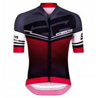 2016 Santini Interactive 3.0 nero Rosso Maglia Ciclismo Manica Corta 37718-GL 2016 Santini Interactive 3.0 nero Rosso Maglia Ciclismo Manica Corta 37718-GL