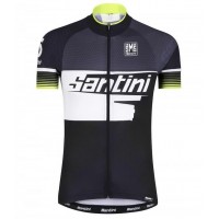 2016 Santini Atom 2.0 nero bianco verde Maglia Ciclismo Manica Corta 43332-KY 2016 Santini Atom 2.0 nero bianco verde Maglia Ciclismo Manica Corta 43332-KY
